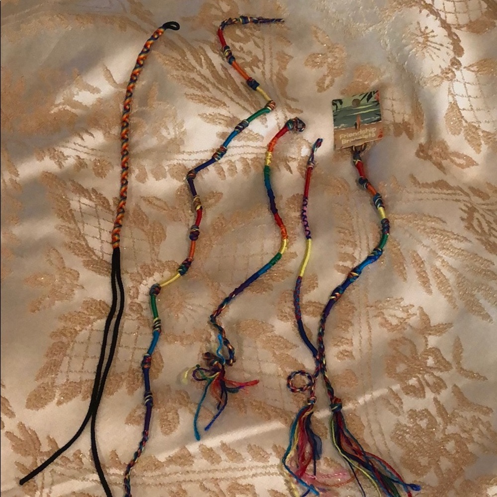 Lot of 5 braided friendship bracelets